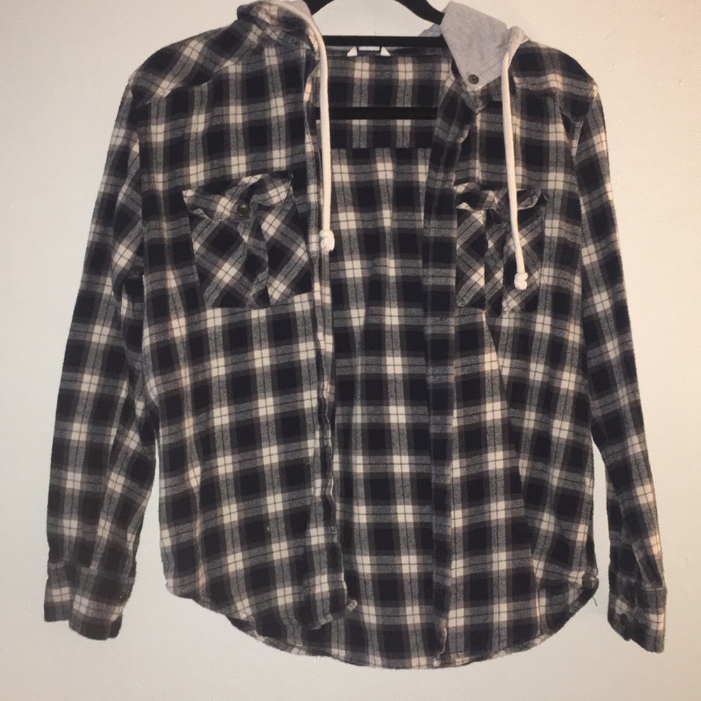 Hooded Plaid Flannel